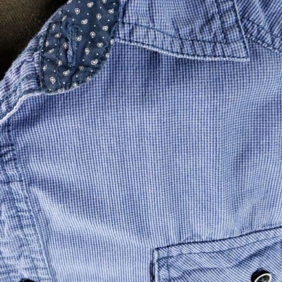 Lee button down casual XL mens‎ blue shirt - Picture 5 of 8